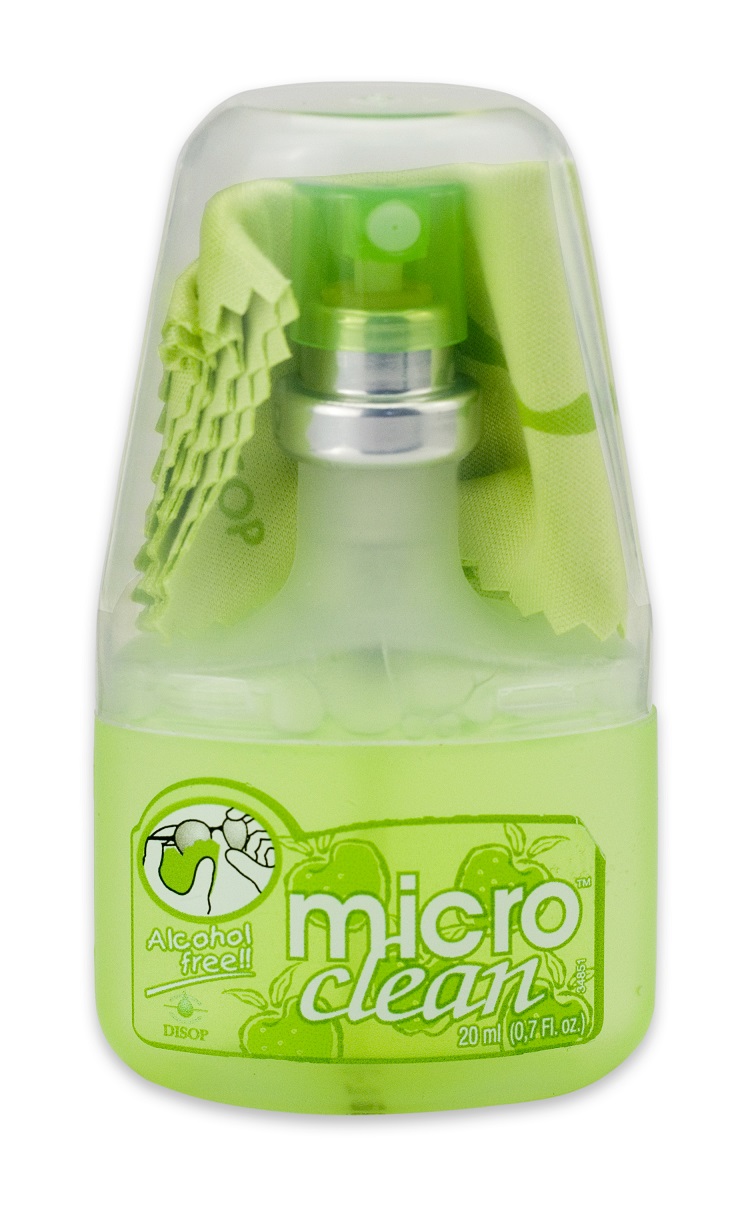 microclean 20 ml/Microfasertuch grün